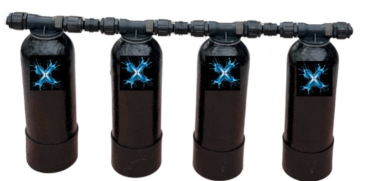 4 Stage Home Municipal Purification System WITH Salt-Free Water Conditioner